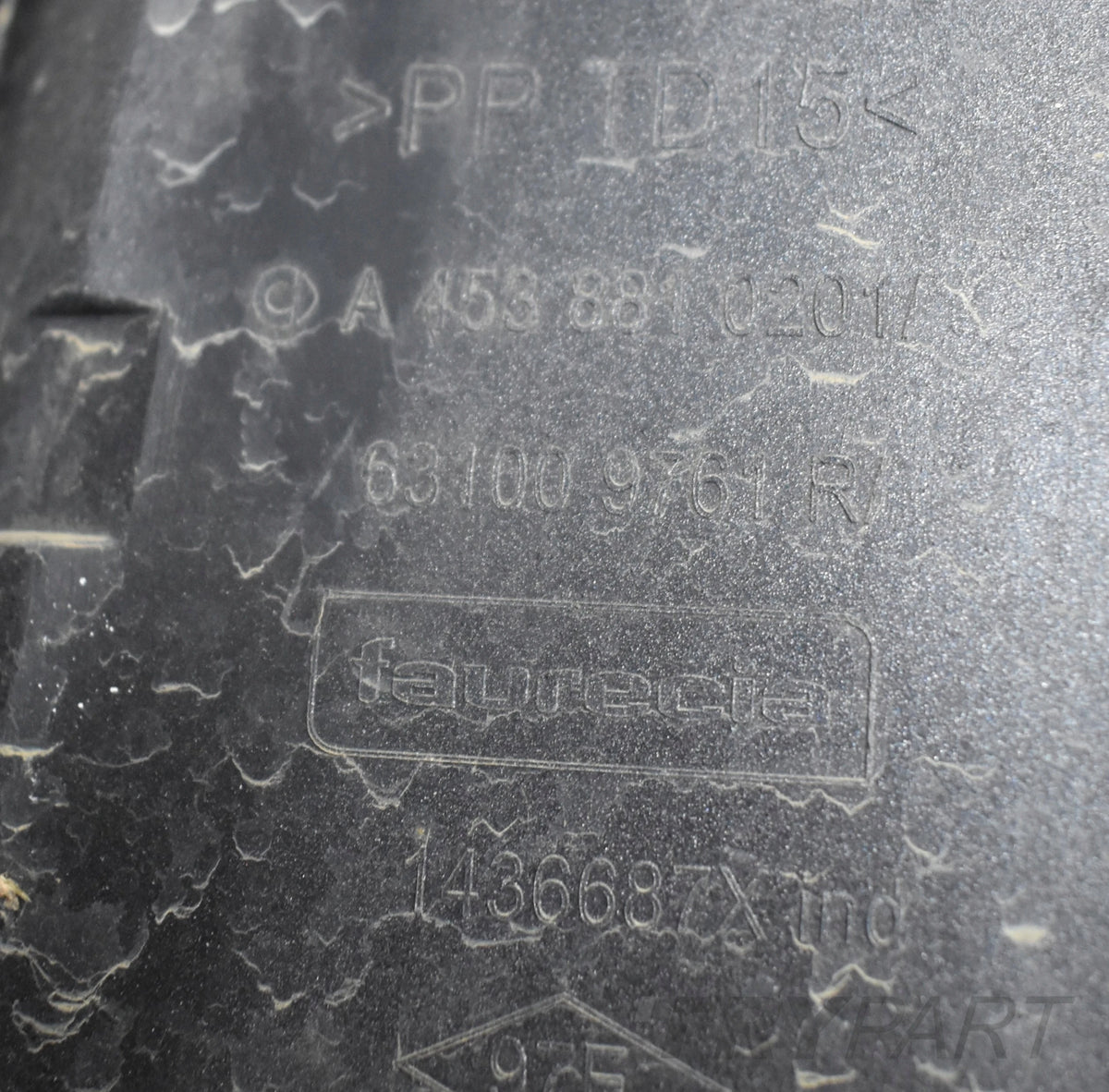 SMART FORTWO W453 FRONT RIGHT FENDER ORG A4538810201