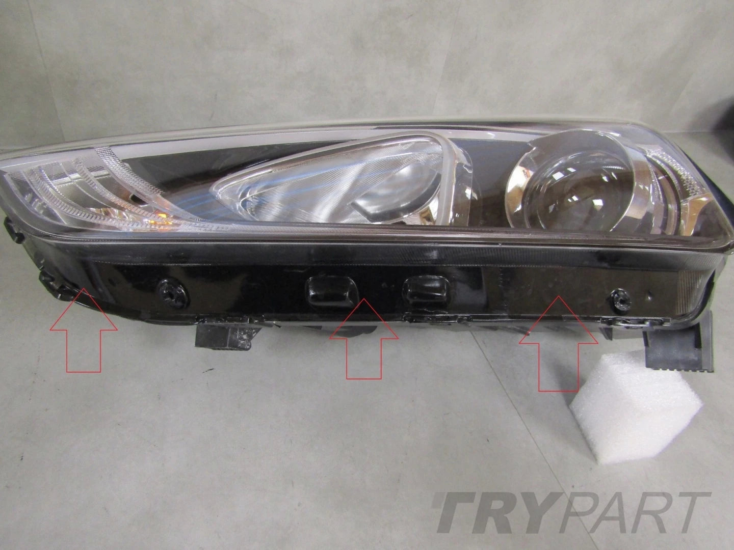 HEADLIGHT HYUNDAI IONIQ STANDARD LENS 16-19 LH LEFT 92101-G2