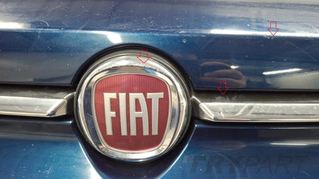 Front Bumper Fiat 500 Lift 15-24 / + Halogen Lights