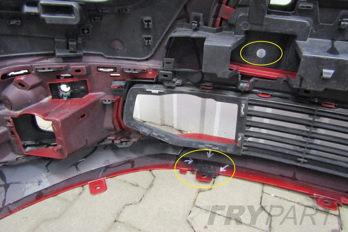 Front bumper Citroen C4 Picasso 2 II Lift 16-20