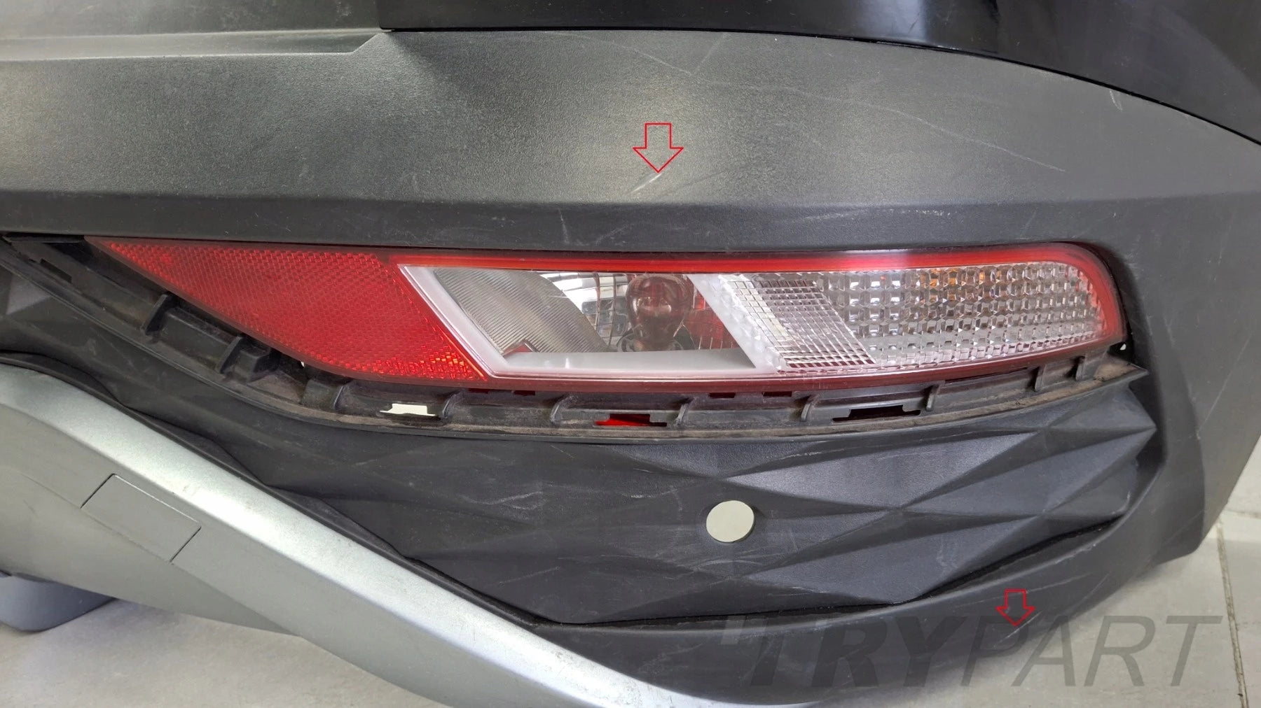 Rear bumper for Hyundai Tucson 4 IV 20-24 / + 1x lamp