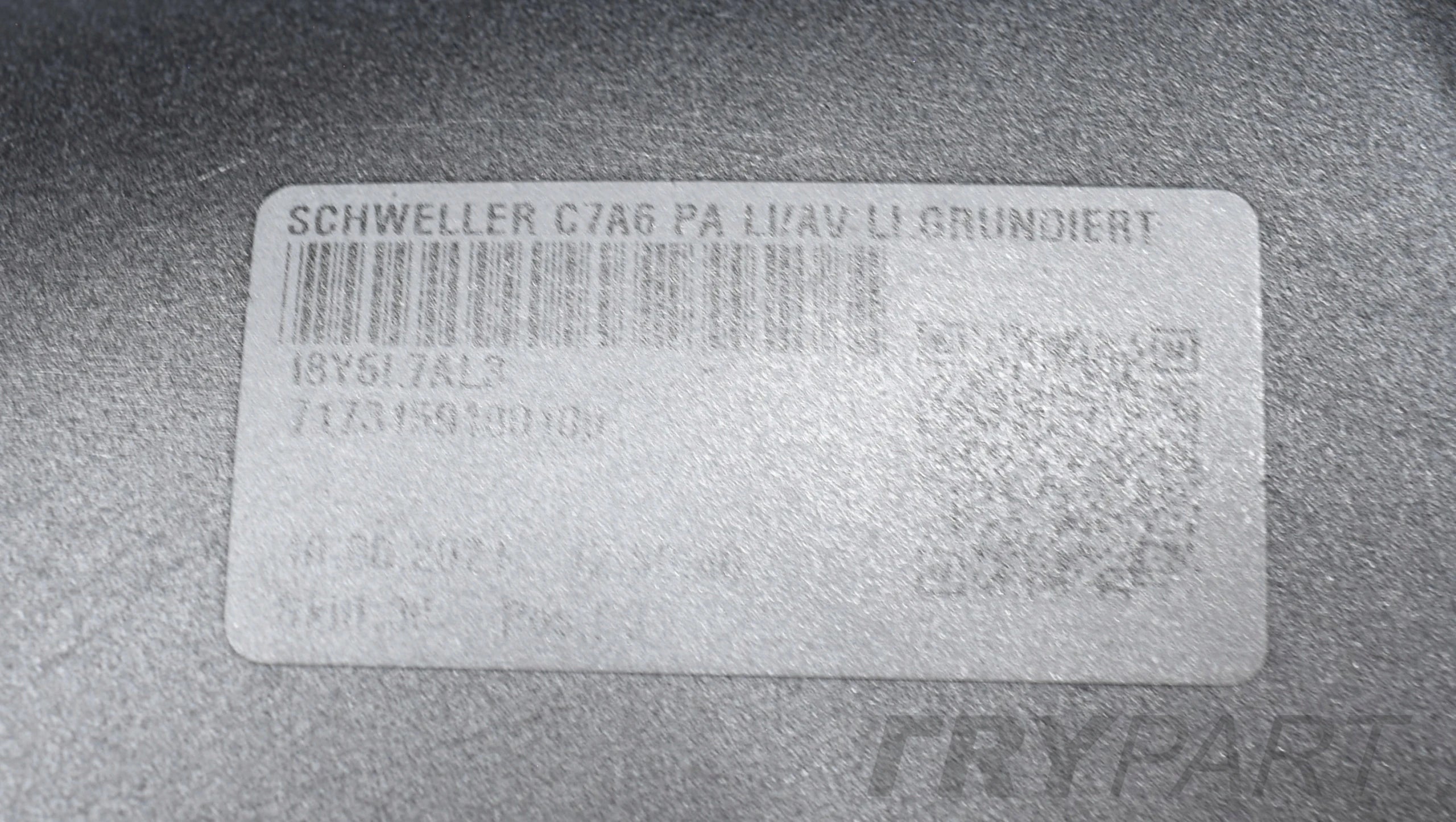 AUDI A6 C7 4G0 LEFT SILL STRIP ORG NEW IN COLOR