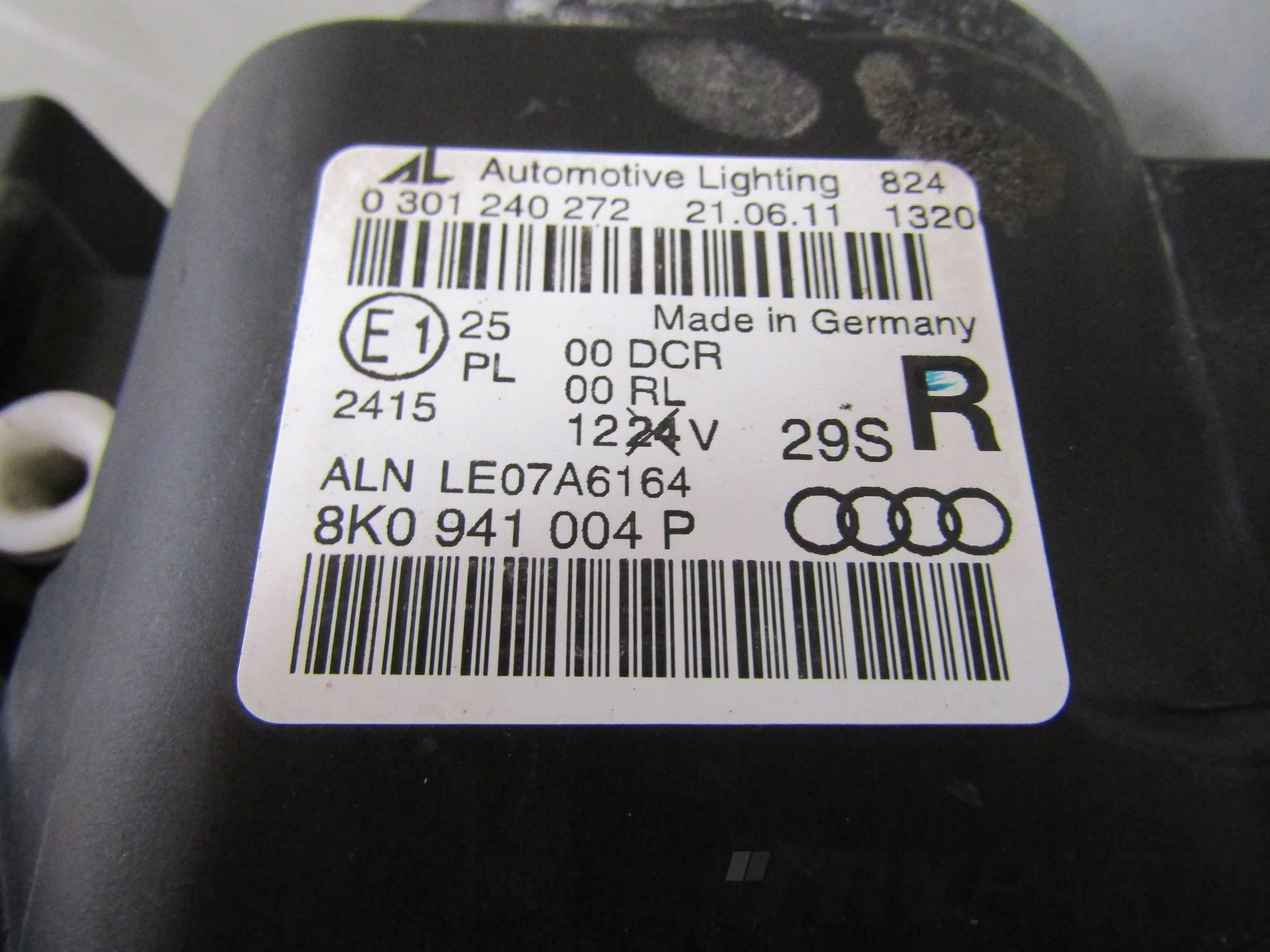 Front Lamp Audi A4 B8 XENON NON-SWIVEL 07-11 RH RIGHT 8K0941004P