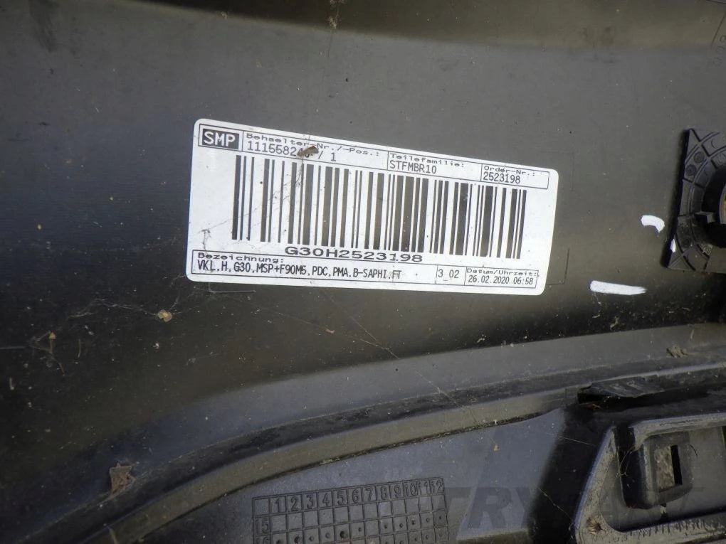 BMW 5 G30 SEDAN M PACKAGE rear bumper