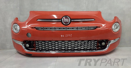 Front Bumper for Fiat 500 Lift 15-24 / With Halogens + Wiring