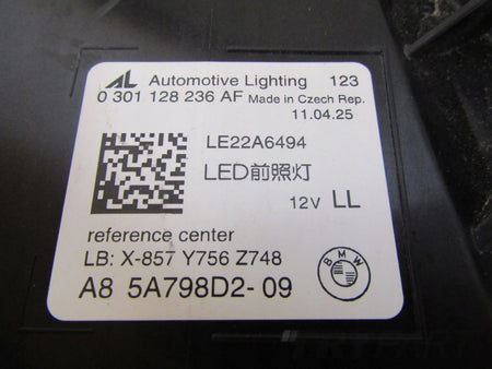 Front Headlight BMW 5 G60 G61 FULL LED 23- RH 5A798D2
