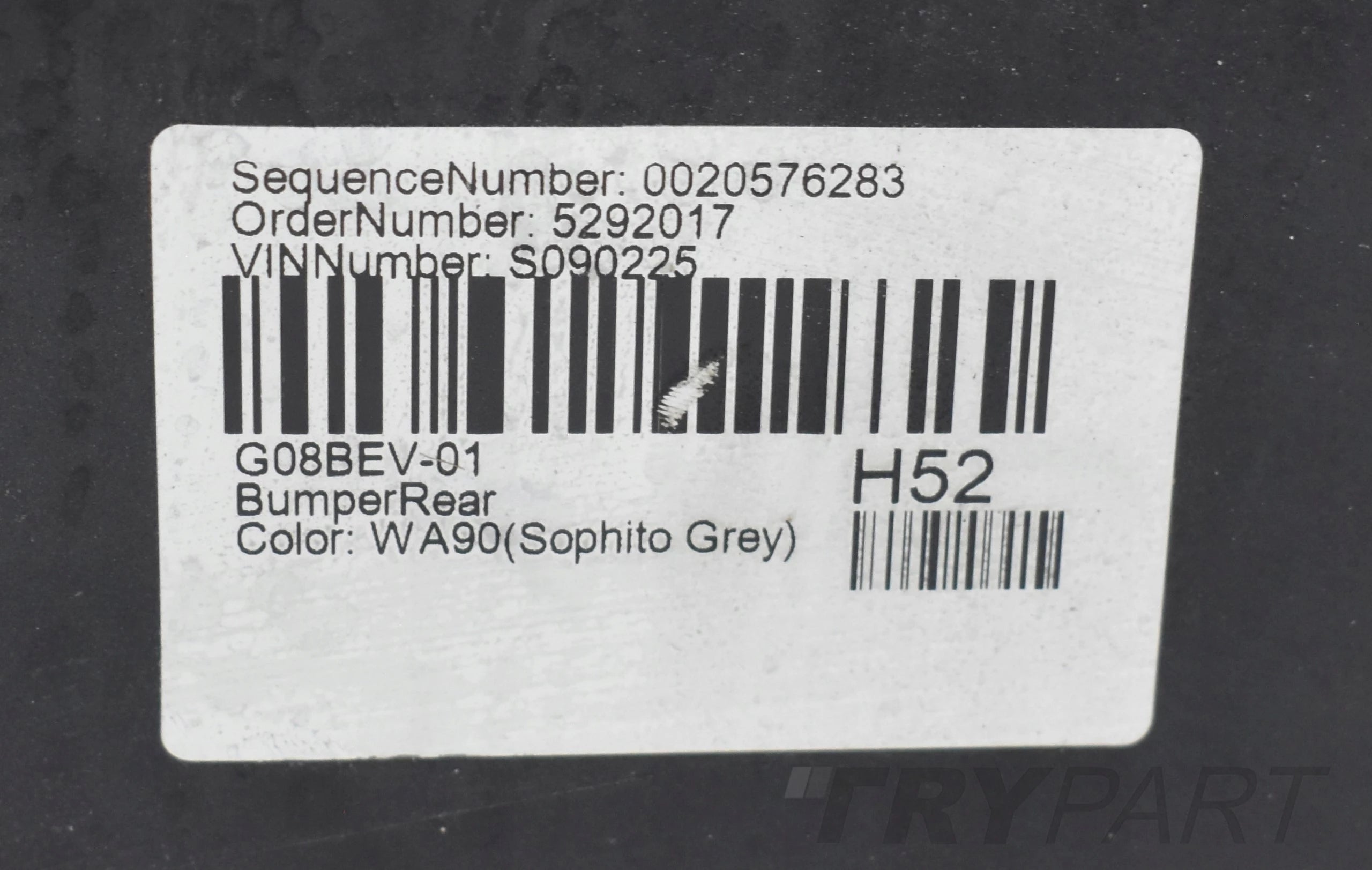 BMW IX3 IX 3 G08 REAR BUMPER ORG