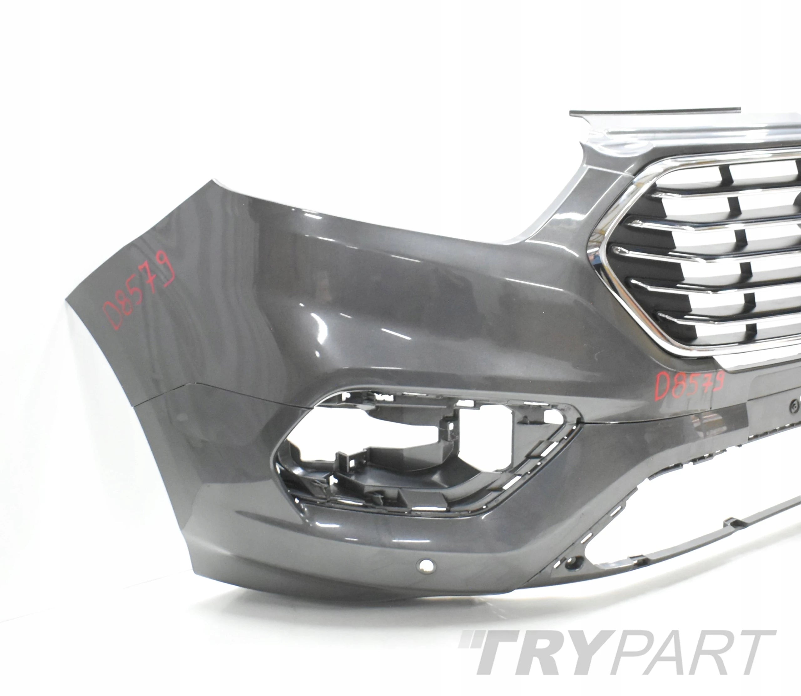 FORD TRANSIT CUSTOM FRONT BUMPER ORIGINAL HYBRID + GRILLE