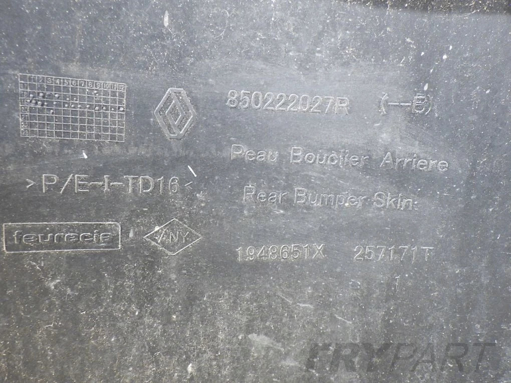 DACIA DUSTER 2 II 17- Rear Bumper