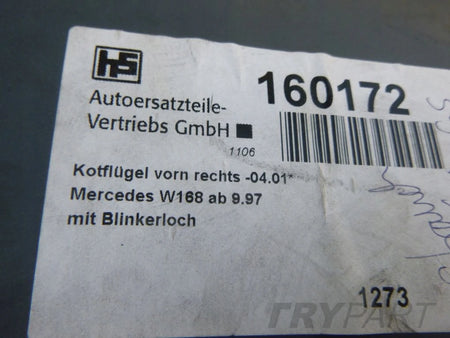 MERCEDES A CLASS W168 front right fender