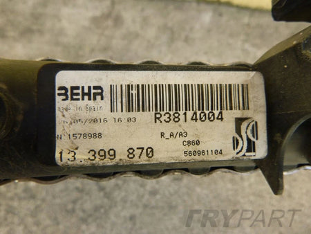 OPEL ADAM CORSA D 1.2 1.4 WATER RADIATOR