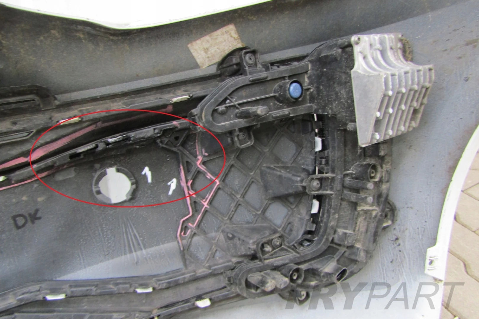 Front Bumper VW E-UP 1S0 Lift 16-
