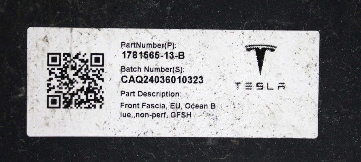TESLA 3 III LIFT MODEL 3 LIFT FRONT BUMPER ORG + GRILLE