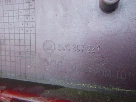 SKODA FABIA 3 III 6V0 14- Front Bumper