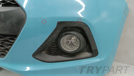 Front Bumper for Hyundai i10 II (2013-2016) + 1 Fog Light Hole