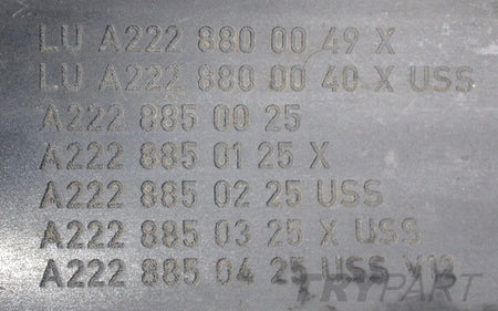 MERCEDES S CLASS W222 REAR BUMPER REAR ORG