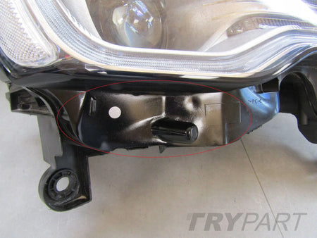 HEADLIGHT JEEP GRAND CHEROKEE WK2 XENON NON-SWIVEL 13-16 RH RIGHT