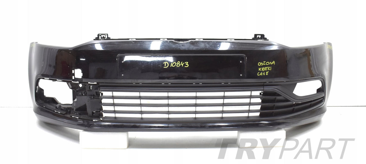 VW POLO 6C 6C0 FRONT BUMPER ORG + GRILLES + BOTTOM