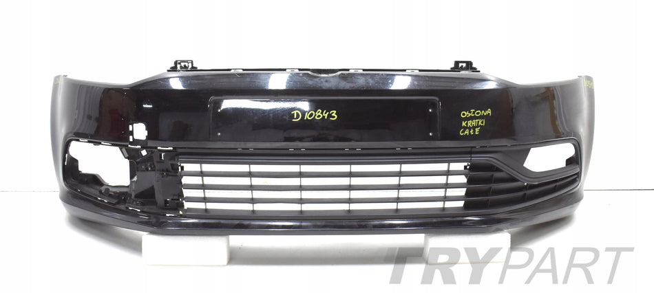 VW POLO 6C 6C0 FRONT BUMPER ORG + GRILLES + BOTTOM