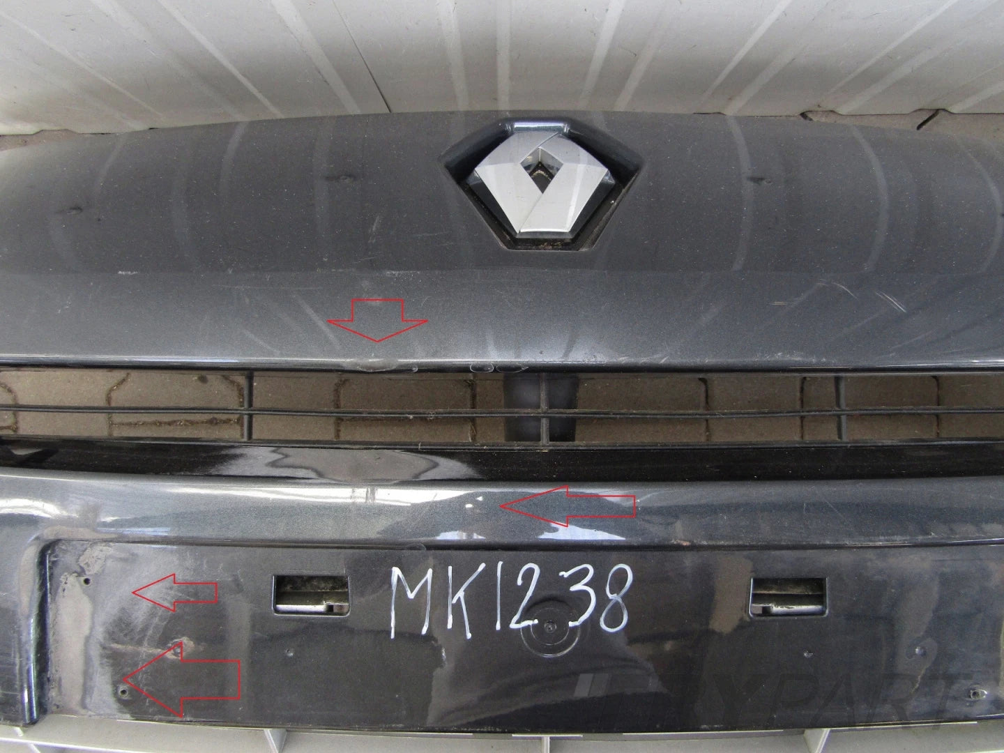 Front bumper RENAULT GRAND SCENIC III 3 09-12
