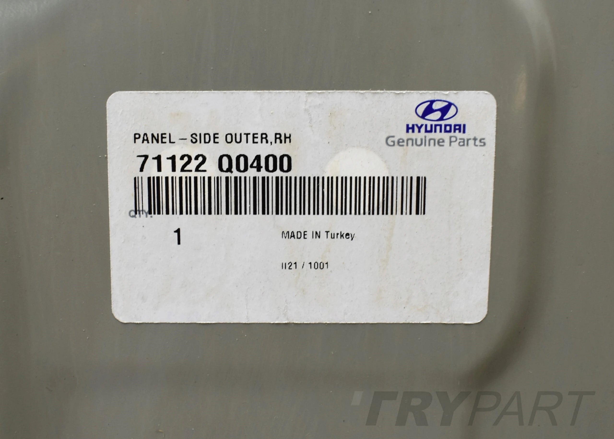 HYUNDAI BAYON RIGHT SILL PANEL PILLAR FRAME ORG NEW 71122 Q0400