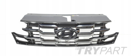 HYUNDAI TUCSON IV LIFT GRILLE BUMPER CHROME CATCH FRONT ORG 86366-N7GA0