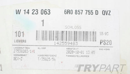 VW POLO 6R0 6R LOWER FRONT LEFT ORIGINAL NEW
