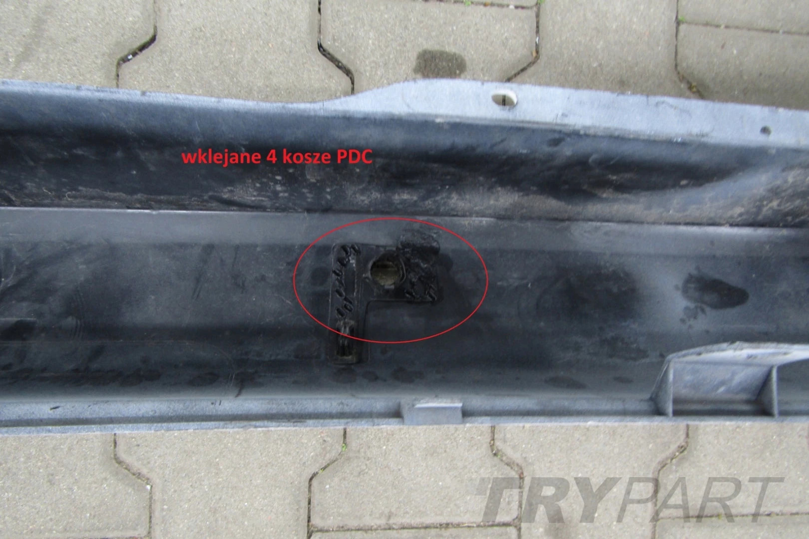 Rear bumper MERCEDES VITO W447 14-19 LONG