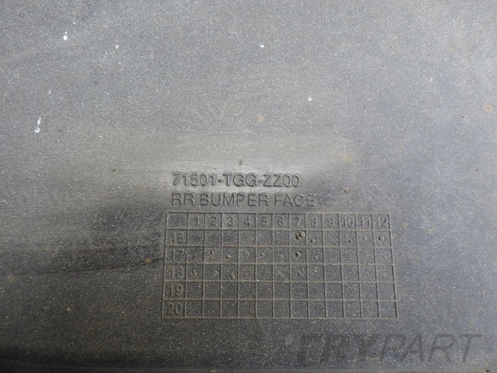 HONDA CIVIC X 10 17- Rear Bumper