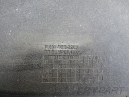 HONDA CIVIC X 10 17- Rear Bumper