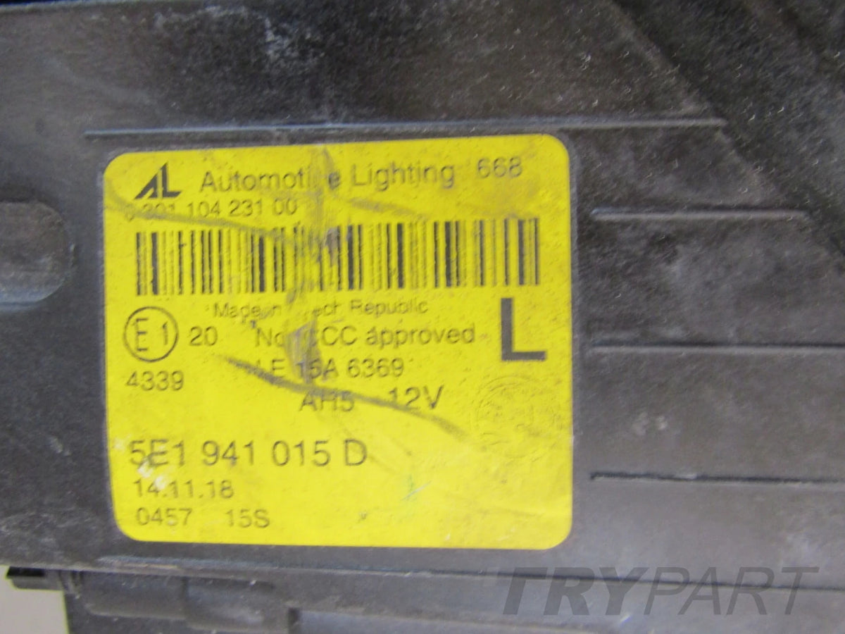 FRONT HEADLIGHT SKODA OCTAVIA 3 III LIFT FULL LED LH 16-20 5E1941015D
