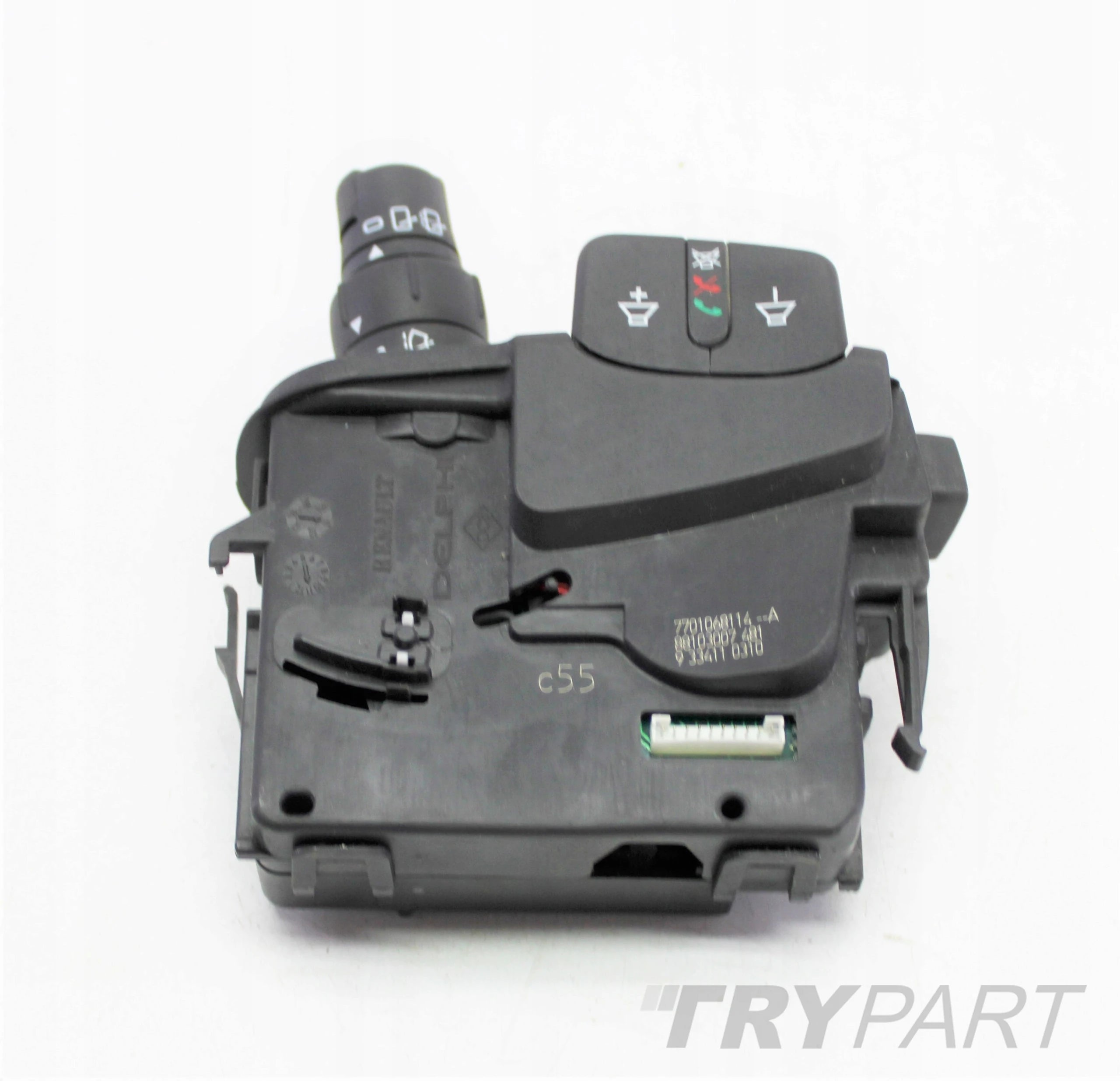 RENAULT CLIO III WIPER SWITCH STALK ASSEMBLY