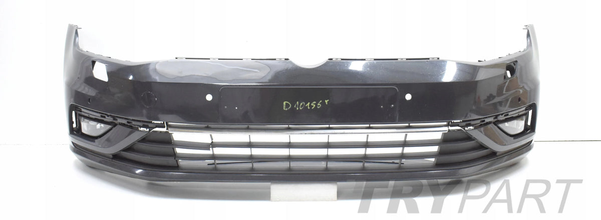 VW GOLF VII LIFT 5G0 FRONT BUMPER ORG + BOTTOM + FRAMES + FOG LIGHTS