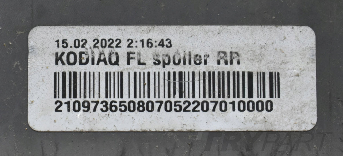 SKODA KODIAQ 565 LIFT REAR BUMPER + BOTTOM ORG