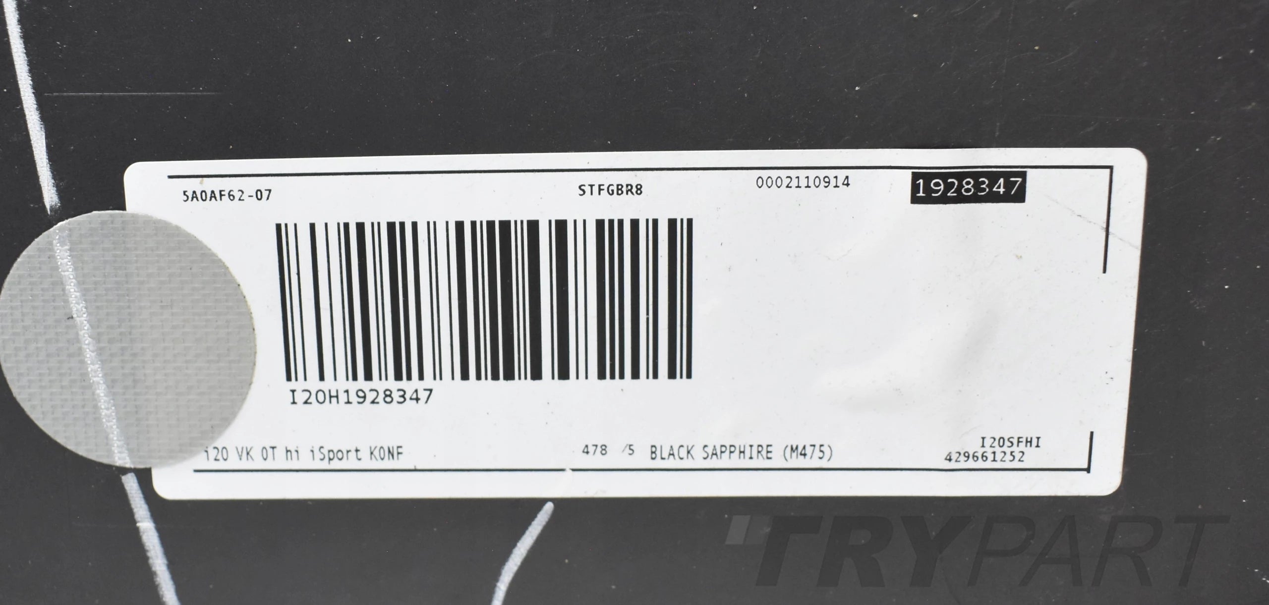 BMW IX I20 M PACKAGE REAR BUMPER GENUINE