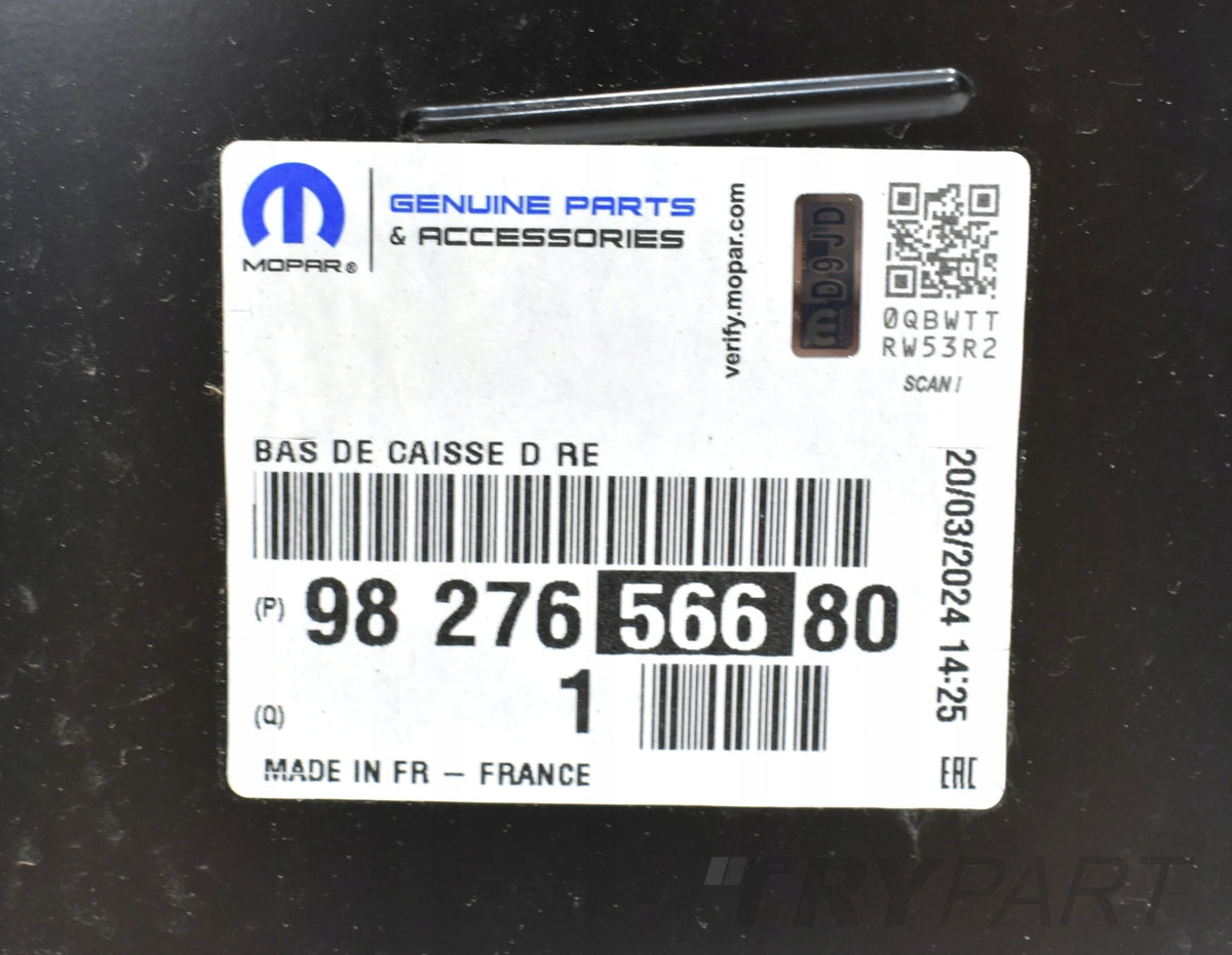COMBO E RIFTER BERLINGO IV RIGHT SILL PANEL PILLAR ORG NEW