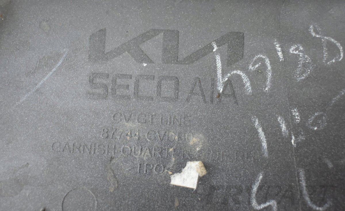 KIA EV6 RIGHT REAR FENDER MOULDING ORG