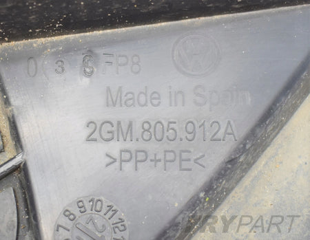 VW T-CROSS 2GM RIGHT FRONT FENDER ORIGINAL