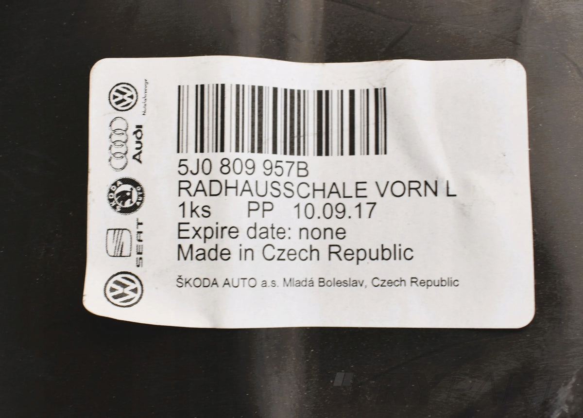 SKODA FABIA II LIFT 5J0 LEFT FRONT FENDER ORG NEW