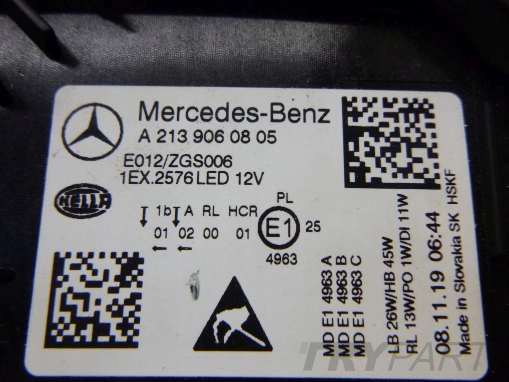 MERCEDES E-CLASS 213 LIFT FULL LED 20- RIGHT LEFT