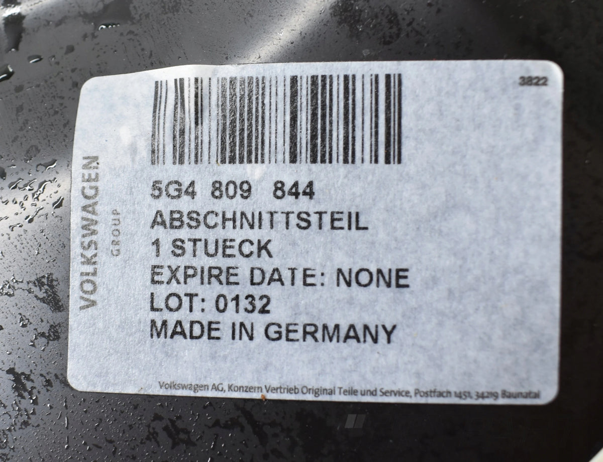 VW GOLF VII 5G4 REAR RIGHT FENDER PANEL ORG