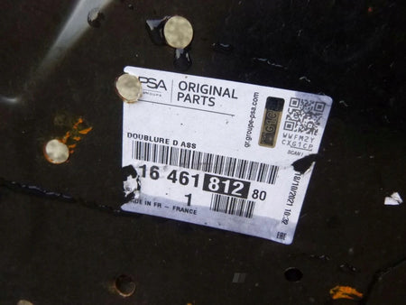 PEUGEOT 208 rear fender right inner reinforcement