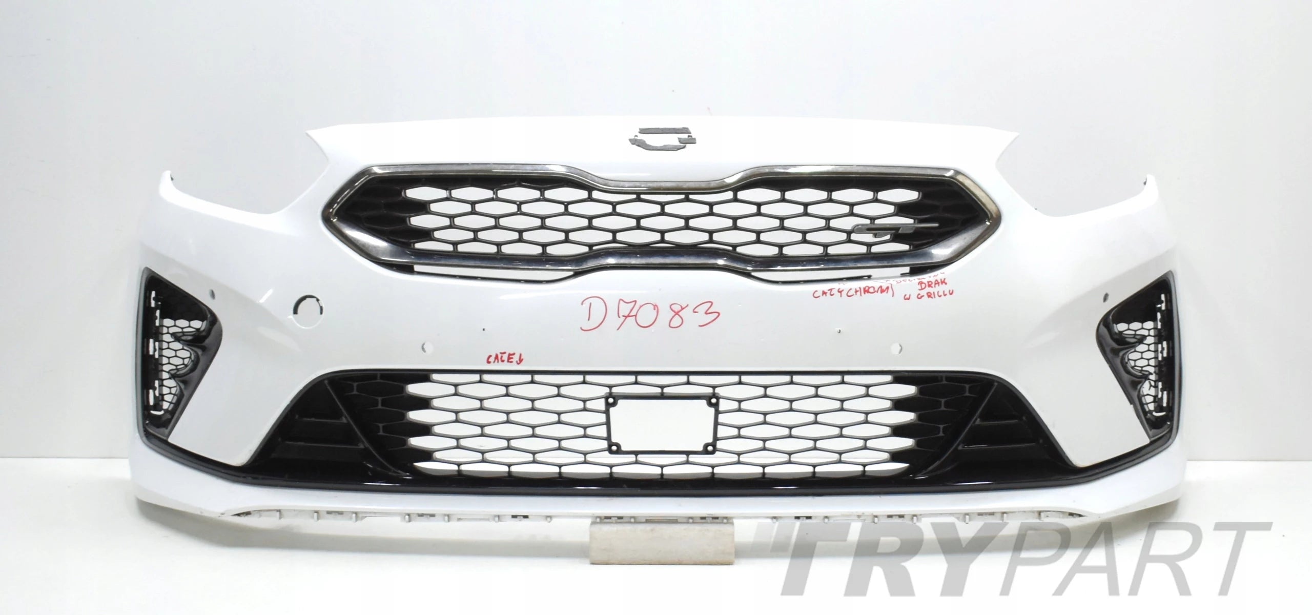 KIA CEED III GT LINE FRONT BUMPER ORG + GRILLE