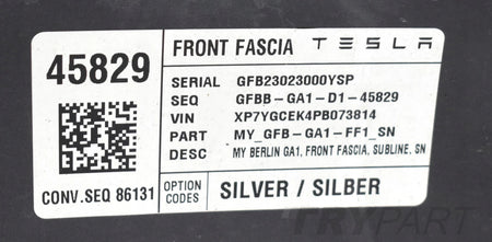 TESLA MODEL Y FRONT BUMPER ORG