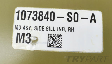 TESLA 3 MODEL 3 RIGHT PANEL PILLAR CLADDING FRAME ORG NEW