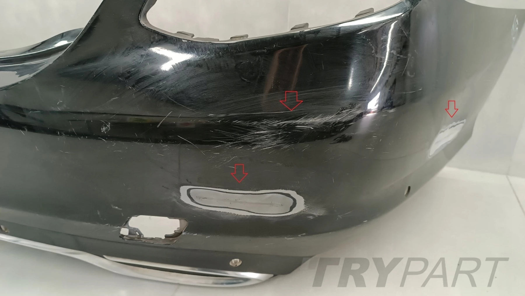 Rear Bumper MERCEDES C-CLASS W205 SEDAN 14-18
