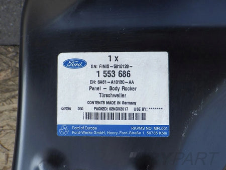 FORD FIESTA MK7 VII 08- Right Side Sill New Original
