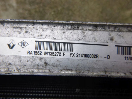 MEGANE III SCENIC 3 DCI water radiator air conditioning