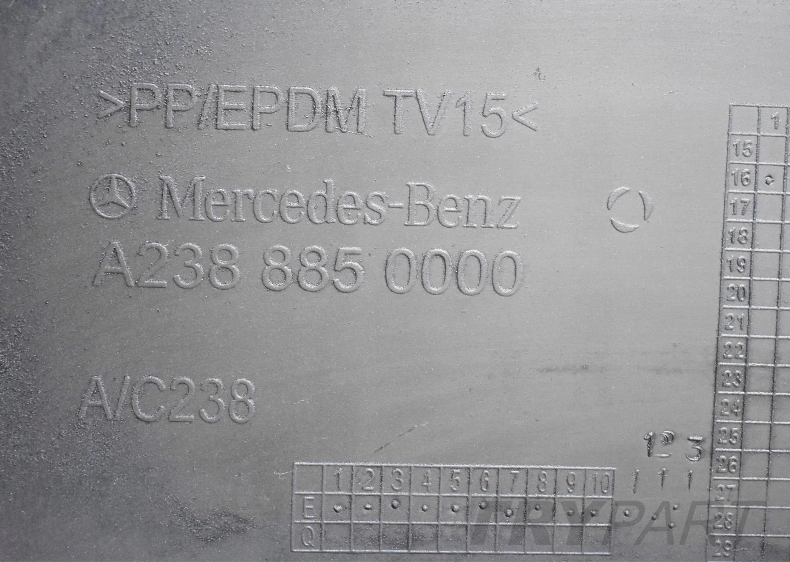 MERCEDES E CLASS W238 COUPE REAR BUMPER EXCELLENT CONDITION