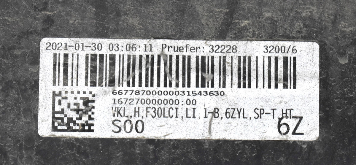 BMW F30 LIFT LCI REAR BUMPER SEDAN ORG